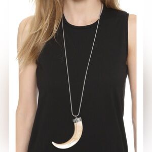 Tory Burch horn necklace